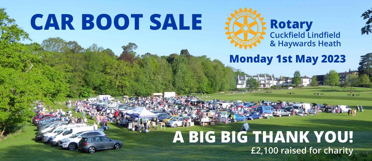 Car Boot Sale 2023 Cuckfield Lindfield & Haywards Heath Rotary